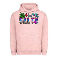 Pigment Salmon be salty Urban Hoodie - CowhideDigitalArt