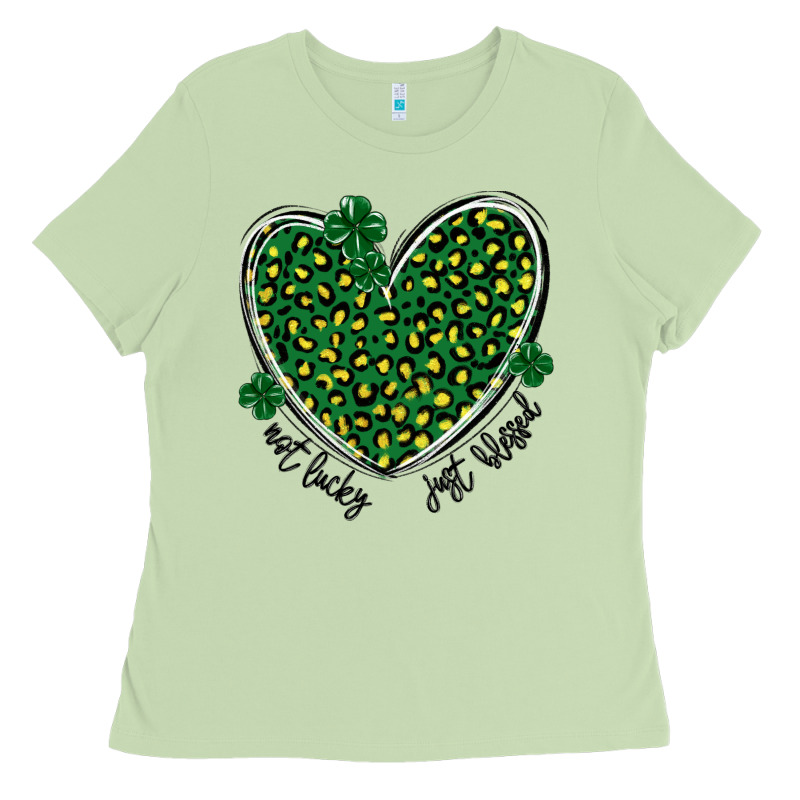 Not Lucky Just Blessed Ladies Tee by MaliasSmallBusiness | Teevron