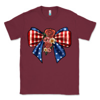Burgundy bow Classic Tee - JahusDesignShop