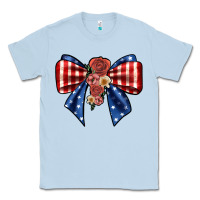 Dusty Blue bow Classic Tee - JahusDesignShop
