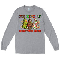 Heather Grey My kind of Christmas trees Long Sleeve Tee - RanaPortraitStore