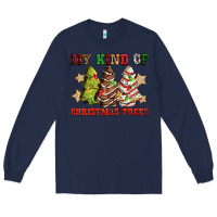 Navy My kind of Christmas trees Long Sleeve Tee - RanaPortraitStore