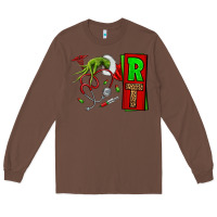 Chestnut Christmas Character Nurse Long Sleeve Tee - NancyCooperArtShop