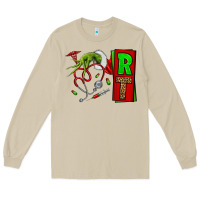 Mushroom Christmas Character Nurse Long Sleeve Tee - NancyCooperArtShop