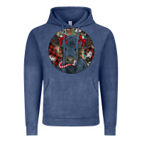 Vintage Denim Black Angus Calf Christmas Vintage Hoodie - RanaPortraitStore