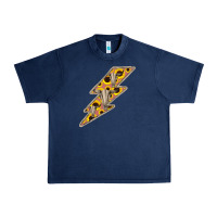 Navy Sunflower and Skull Lightning Urban Heavy Tee - Bettercallsaul