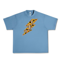Pebble Blue Sunflower and Skull Lightning Urban Heavy Tee - Bettercallsaul