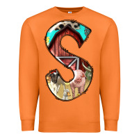 Carrot farm life alphabet lowercase letters s Premium Sweatshirt - BundleAndBundleShop