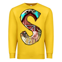 Lemon farm life alphabet lowercase letters s Premium Sweatshirt - BundleAndBundleShop