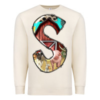 Farm Life Alphabet Lowercase Letters S Premium Sweatshirt | Teevron