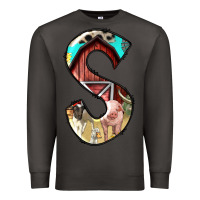 Smoke farm life alphabet lowercase letters s Premium Sweatshirt - BundleAndBundleShop