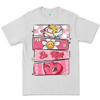 Dove Grey trendy valentines day retro characters Premium Tee - MaliasSmallBusiness