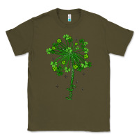 Army Green lucky st patrick s day Classic Tee - Artiststas
