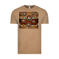 Vintage Coffee seamless mexican sunflower tumbler design Vintage Tee - Jasminsmagicworld