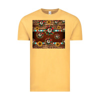 Vintage Mustard seamless mexican sunflower tumbler design Vintage Tee - Jasminsmagicworld