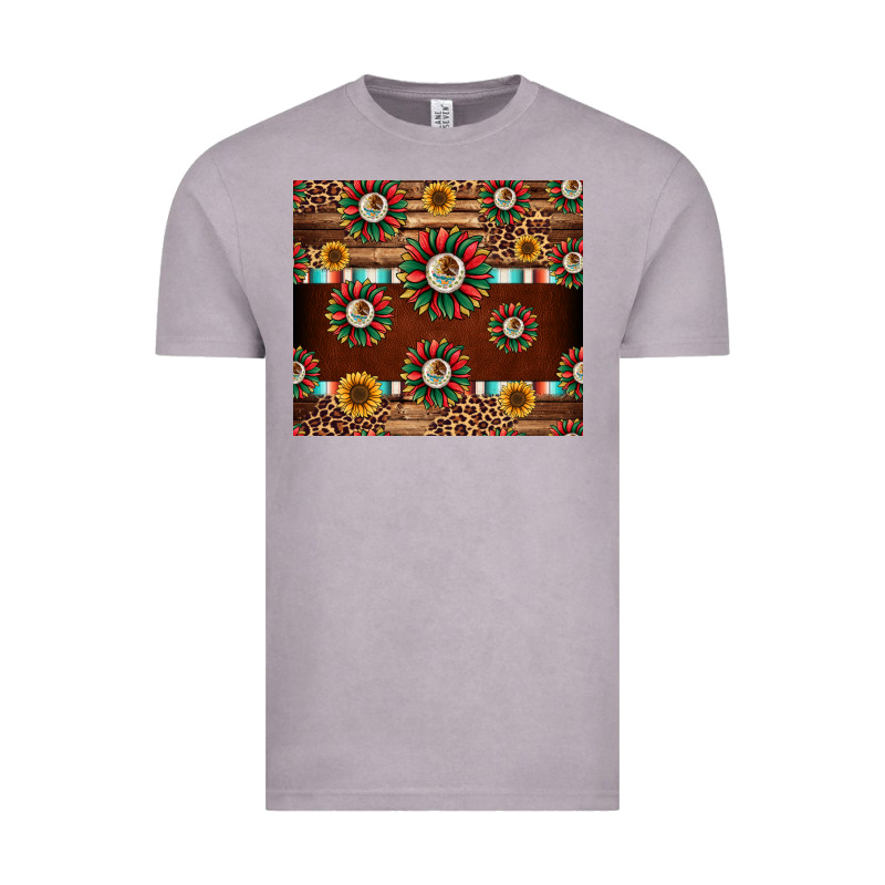 Seamless Mexican Sunflower Tumbler Design Vintage Tee by Jasminsmagicworld | Teevron