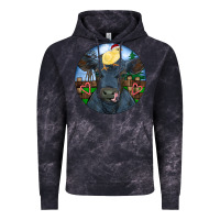 Cloud Black Black Angus Cattle with Santa Chick Christmas Vintage Hoodie - RanaPortraitStore