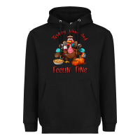 Black turkey wine and feelin fine Heavyweight Hoodie - BundleAndBundleShop