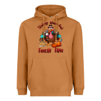 Meerkat turkey wine and feelin fine Heavyweight Hoodie - BundleAndBundleShop