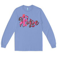 Colony Blue hope breast cancer Long Sleeve Tee - NancyCooperArtShop