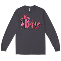 Smoke hope breast cancer Long Sleeve Tee - NancyCooperArtShop