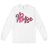 White hope breast cancer Long Sleeve Tee - NancyCooperArtShop