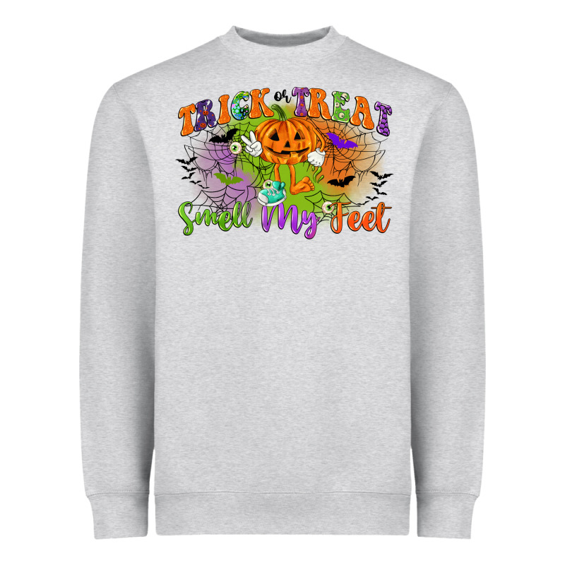 Trick Or Treat Smell My Feet Heavyweight Sweatshirt by CowGirlArtShop | Teevron