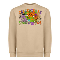Mushroom trick or treat smell my feet Heavyweight Sweatshirt - CowGirlArtShop