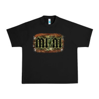 Black Camouflage Patterned Mini Tried Urban Heavy Tee - Bettercallsaul