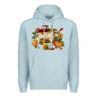 Blue Mist Fall charolais bull Premium Hoodie - RanaPortraitStore