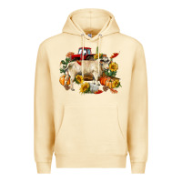 Pina Colada Fall charolais bull Premium Hoodie - RanaPortraitStore