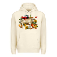 Sandshell Fall charolais bull Premium Hoodie - RanaPortraitStore