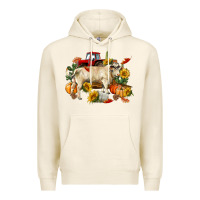 Tofu Fall charolais bull Premium Hoodie - RanaPortraitStore