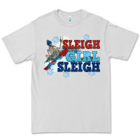 Dove Grey winter sleigh girl sleigh Premium Tee - NancyCooperArtShop