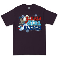 Plum winter sleigh girl sleigh Premium Tee - NancyCooperArtShop