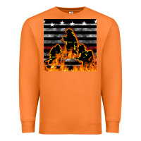 Carrot american firefighters seamless pattern Premium Sweatshirt - BundleAndBundleShop