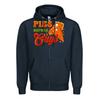 Navy Pies Before Guys Zipper Hoodie - FaDigitalArtStudio