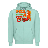 Seafoam Pies Before Guys Zipper Hoodie - FaDigitalArtStudio