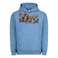 Pigment Pebble Blue for the love of the game Urban Hoodie - SublimationCraftShop