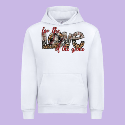 For The Love Of The Game Urban Hoodie Designed By Sublimationcraftshop