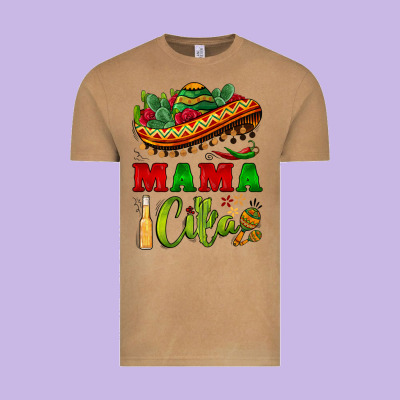 Mama Cita Sombrero Vintage Tee Designed By Barkaloodesign