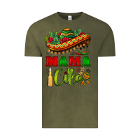 Vintage Olive mama cita sombrero Vintage Tee - BarkalooDesign