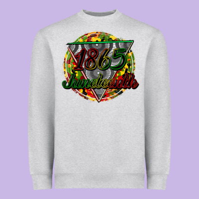 1865 Juneteenth Heavyweight Sweatshirt Designed By Cowgirlartshop