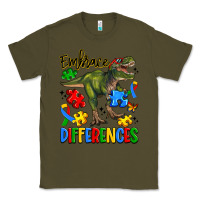 Army Green embrace differences Classic Tee - Artiststas