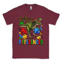 Burgundy embrace differences Classic Tee - Artiststas