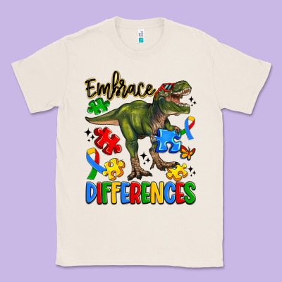 Embrace Differences Classic Tee Designed By Artiststas