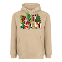 Mushroom be jolly santa christmas Heavyweight Hoodie - FaDigitalArtStudio