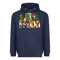 Navy be jolly santa christmas Heavyweight Hoodie - FaDigitalArtStudio