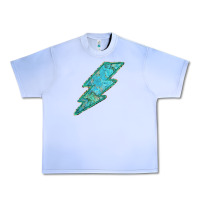 Grape Ice Turquoise Lightning Urban Heavy Tee - Bettercallsaul