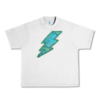 Turquoise Lightning Urban Heavy Tee | Teevron